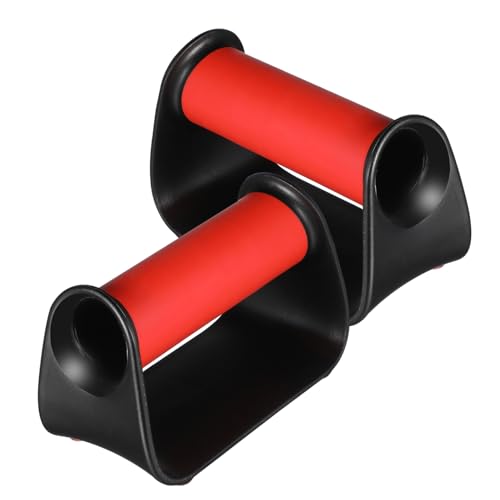 Yardwe 1 Pair Strength Training Grips Nonslip Handles for Home Workouts Compact Bars for Floor Exercises Sturdy Construction Accessories for Women and Men
