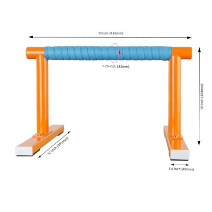 Strength Training Parallettes I-Sit Push Up Bars, Pushup Handles Calisthenics Equipment for Home Workout, Anti-slip Gymnastics Bars, Handstand & Dip Bar for Outdoor Exercise