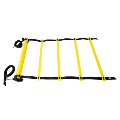 Agility Ladder Footwork Exercise Ladder Speed Training for Sports with Portable Design for Football Basketball Tennis Soccer Fitness Home Gym - size: 7 Meters 13 Rung