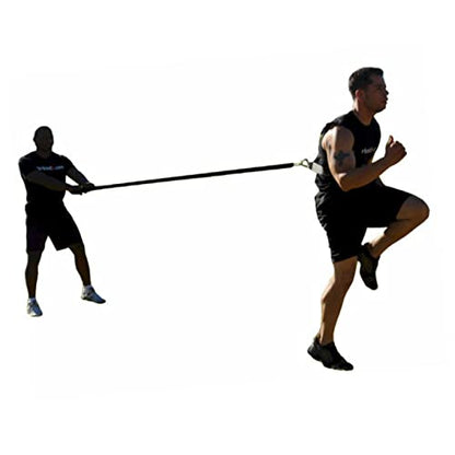 SUPVOX Weight Bearing Supporter Belt with Adjustable Buckle and D-Ring Hooks for Running Training and Strength Workout Heavy Duty Resistance Training Equipment Vest Strap for Gym