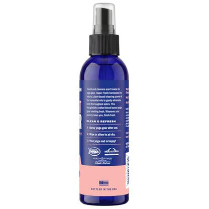 Vapor Fresh Yoga Mat Cleaner Spray, 6oz (Eucalyptus Lavender) - For Yoga Blocks, Mats, Straps and More - Powered By Essential Oils (1-Pack)