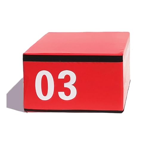 Jumping Training Box,Foam Plyometric Box, Used for Jump Training and Adjustment, Stackable Plywood Box, Plywood Box, Soft Box for Jump Training and Fitness Training - size: 90*75*45cm