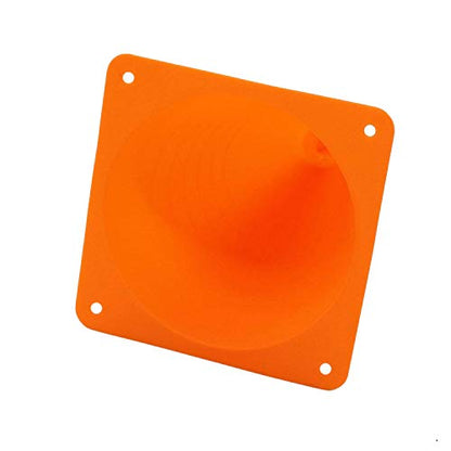 48 Pack 7 Inch Plastic Traffic Cones Field Marker Cones Sport Training Traffic Cone Sets for Skate Soccer Outdoor/Indoor Agility Training & Festive Events Physical Education Flexible - Orange