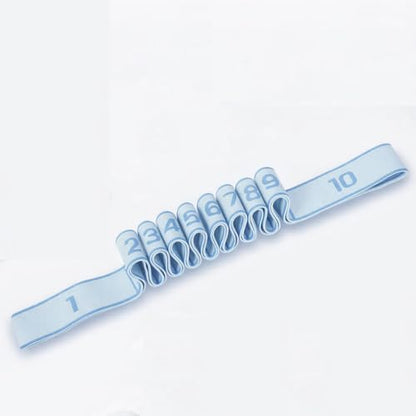 Multi-Loop Yoga Stretching Strap, Non-Slip High-Elastic Resistance Band for Pilates, Gymnastics and Daily Flexibility