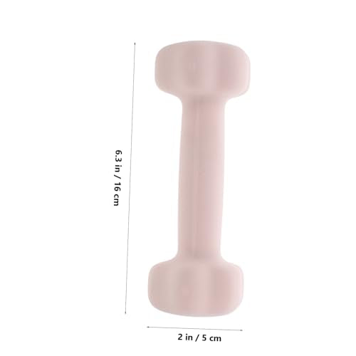 Pink Coated Dumbbell for Women Hand Weights Non-slip Vinyl Home Workout Equipment for Strength Training and Arm Shaping Lightweight Fitness Dumbbells for Beginners and Advanced