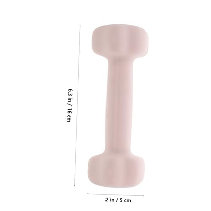 Pink Coated Dumbbell for Women Hand Weights Non-slip Vinyl Home Workout Equipment for Strength Training and Arm Shaping Lightweight Fitness Dumbbells for Beginners and Advanced