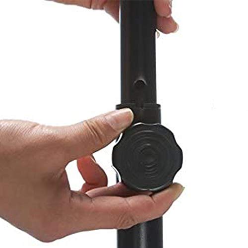 JumpSport Handle Bar Accessory for Arched Leg Fitness Trampolines, Bouncer, Rebounder Trampoline for Adults Indoor and Outdoor, Black