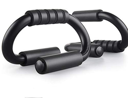 Pushup Bars Strength Training Push-up Stands Foam Grip Handle- Strong Chrome Steel with Non-Slip Bars Abdominal Workout Equipment Home Gym kit