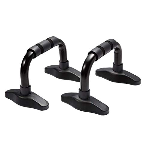 Stand with Adjustable Heights Includes Jump Rope Cushioned Foam Grip and Non-Skid Pad for Home Workout, Chest Tricep Bodyweight Training