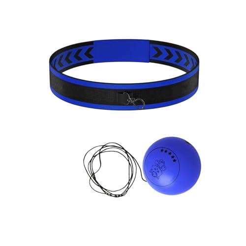 Boxing Reflex Ball - Effective Reaction Training Hand Eye Coordination - Punching Speed Gear Sports Equipment,for Professionals Enthusiasts Beginners Amateurs Lovers Families Friends - color: Blue ball