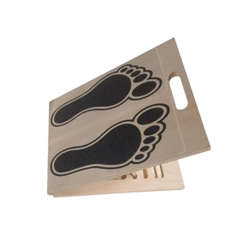 Slant Board Calf Stretcher Ankle and Foot Incline Board Wood Anti Slip Surface Squat Wedge for Home Gym