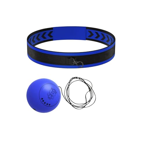 Boxing Reflex Ball - Fun Effective Reaction Hand Eye Coordination Training | Beginners Reflex Punching Ball Boxing Gear | for Adults Professionals Enthusiasts Beginners Amateurs Lovers Families - color: Blue ball