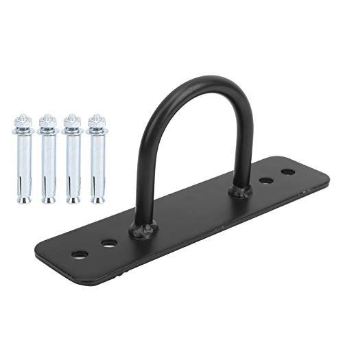 Rope Wall Ceiling Mount Bracket Hook, Heavy Duty Hammock Hanger with Screws, Alloy Steel Swing Fixing Hook for Yoga Hammock Battle Rope Strength Training, Includes 4 Anchors