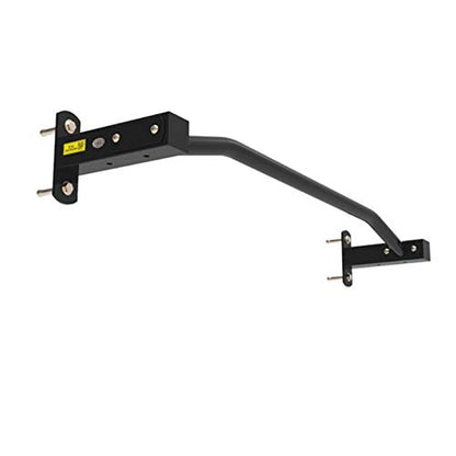 Black Pull Up Bar, Wall Mounted Heavy Duty Steel Chin Up Bar, Easy to Install, Portable Home Office Upper Body Fitness Equipment (98×21×15cm)