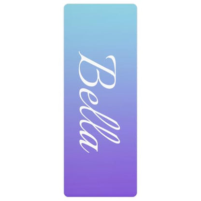 Custom Name Yoga Mat,Personalized Travel Yoga Exercise Mat,Non Slip,Perfect for Kids & Adults,Gradient Color D Series - color: Style 12