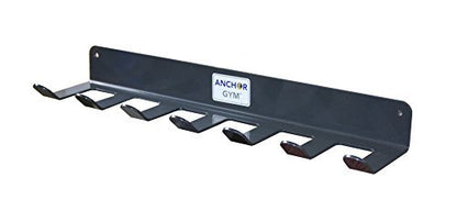 Anchor Gym Resistance Band Storage Rack - Gym Rack Organizer for Ropes, Straps & Small Dumbbells - (L-17 Inches) - (Screws Included)