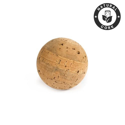 Yoga Studio Unbranded Cork Massage Balls Four Pack, Trigger Point Therapy Ball, Cork Ball Roller for Muscle Tension, Deep Tissue Relief Set of 4 (3cm)