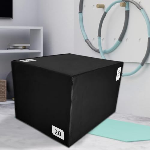 3 in 1 Plyometric Jump Box High Density 20" 30" Jump Training Equipment Physical Training