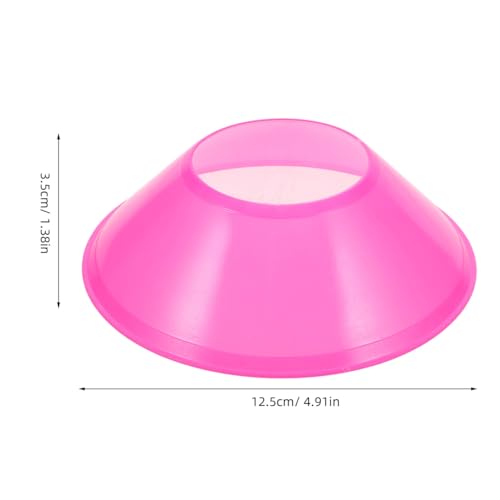 Toyvian Soccer Agility Training Cones 20Pcs - Compact Football Training Discs for Kids Sports Drills Basketball Skating - Portable Practice Markers for Outdoor Field Agility Equipment