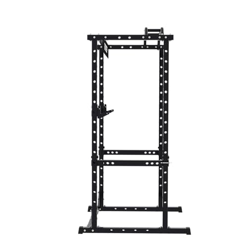 RitKeep RMAX 2250 Power Rack, 1200 lb Capacity Multi-Function Squat Rack and Weight Cage for Strength Training with Pull-Up Bar, Safety Bars, J-Hooks for Home Gym and Garage Gym