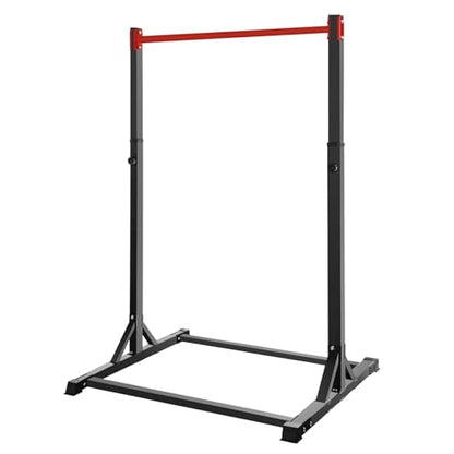 Pull Up Station, Bongkim Power Tower Portable Pullup Bar Station, Pull Up Bar for Home Gym, Pull Up Tower Station 330LBS - color: Red