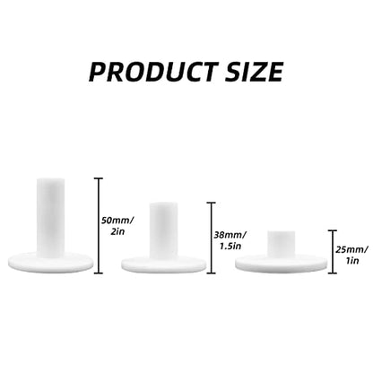 Scott Edward Golf Practice Tees 3/4/6 Pcs Packed Magnet Tee Rubber Tee Indoor and Outdoor for Driving Range and Practice Mat - color: 3 count white cross tee