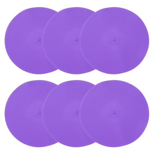 PATIKIL Spot Markers, Non-Slip Floor Agility Markers Flat - color: Purple