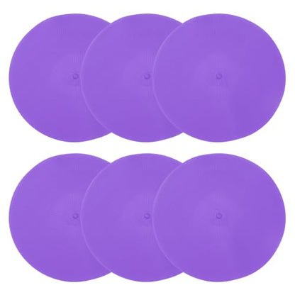 PATIKIL Spot Markers, Non-Slip Floor Agility Markers Flat - color: Purple
