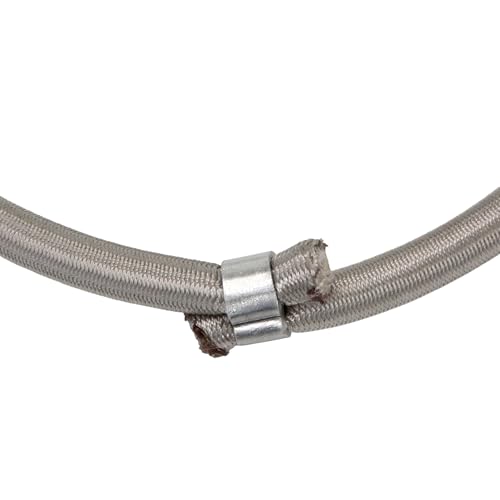 10Pcs Trampoline Bungee Cord Replacement Bands Elastic Rope Ties with Aluminum Buckle Accessories, 5 Inches Independent Cords for Tarp Canopy Exercise Fitness Rebounder Strap - Max Limit 300 lbs, Gray