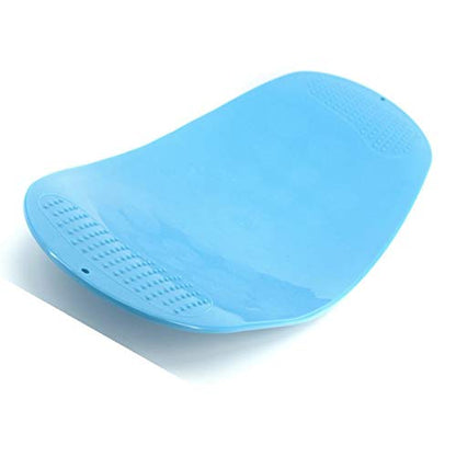 Yoga board, balance board, exercise twist waist board, fitness board - color: Blue + Anti-Slip Mat