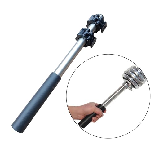 Fancyes Dumbbell Bar Handle with Lock, Adjustable Forearm Wrist Exerciser, Hand Developer Grip Strength Trainer, Fitness Equipment for Lateral Forearm/Wrist Rotation Exerciser/Forearm Trainer