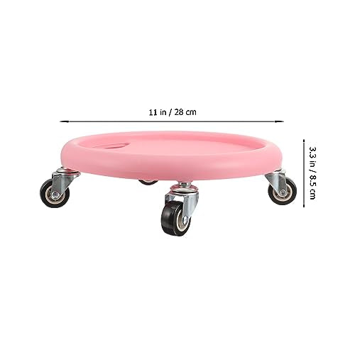 INOOMP Exercise Wheel Disc Core Coaster Abdominal Fitness Sliders Workout Plate Waist Strength Trainer Wheel Roller Disc Ab Training Machine Equipment with Knee Mat for Home Gym
