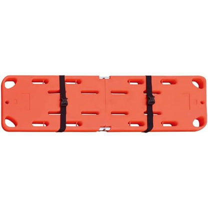Water Floating Spine Board – PE Two-Fold Stretcher with 350lbs Capacity, Emergency Rescue Backboard with Seat Belt for First Responders