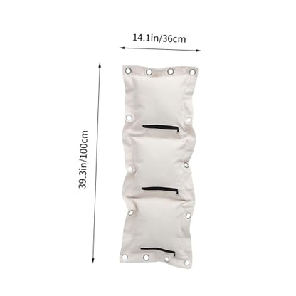 KICHOUSE 1pc Triplet Wall-Mounted Sandbag for Boxing Training Empty Bag for Fitness Martial Arts and Home Gym Use Convenient and Practical Design for Filling