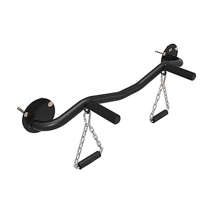 Pull Up Bar, Heavy Duty Chin Up Bar Wall Mount with Exercise Bands, Max Weight 660 LBS, Wall-Mounted Strength Training Pull-UP Bars