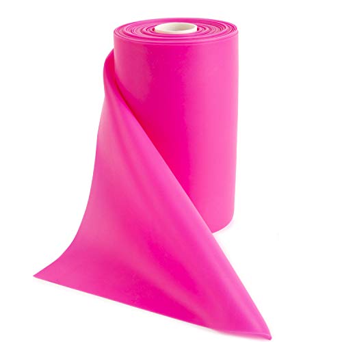 Resistance Band for Working Out | Super Exercise Bands 8,16,24 Yard Bulk Rolls |10 Strengths in Light Medium and Heavy Resistance Bands | Latex Free Workout Bands Including App and e-Book