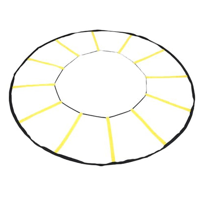 Goshyda Agility Enhancing Circular Training Ladder with 12 Rungs for Soccer Basketball, Durable Nylon Material, Indoor & Outdoor Use