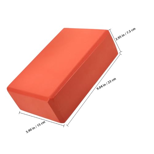 Luxshiny 2pcs Non-slip Eva Yoga Blocks 120g High-density Foam Bricks for Adults and Fitness Workout and Pilates Training Stability Support