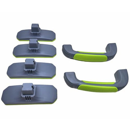 Pushup Bars，Non-Slip Push-Up Handles with Enhanced Grip – Lightweight & Eco-Friendly Fitness Solution for Man & Women - color: Green