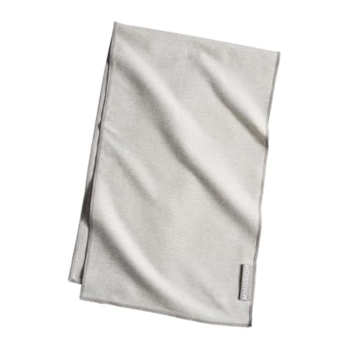 MISSION Original Cooling Towel - Soft, Durable Microfiber - Cools Up to 2 Hours - UPF 50 Sun Protection - Machine Washable - color: Alloy Heather