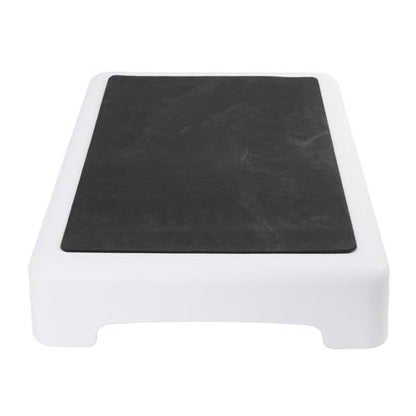 Bath Shower Step Stool, Non Slip Step Platform, Portable Step Riser with Anti Slip Mat for Bathroom Bathtub and Car, Sturdy Lightweight Plastic Mobility Step Stool