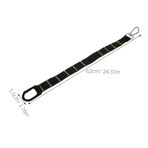 HEMOTON Fitness Sled Pulling Belt Adjustable Endurance Training Harness with Spring Buckle Durable Straps for Sled Pull Training for Home Gym Workouts and Athletes