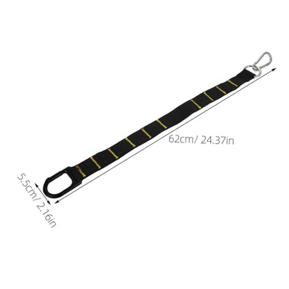 HEMOTON Fitness Sled Pulling Belt Adjustable Endurance Training Harness with Spring Buckle Durable Straps for Sled Pull Training for Home Gym Workouts and Athletes