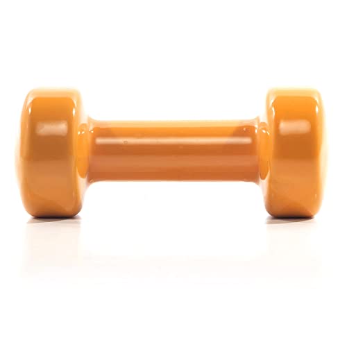 Power Systems Deluxe Vinyl Coated Dumbbells – Color-Coded, Non-Slip Grip Hand Weights, Multiple Weight Options, Sold in Pairs - style: 2lbs