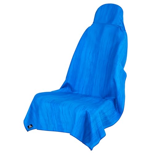 Car Seat Towel Cover - Sweat Absorbing Microfiber Towel for Car Seat After Gym, Workout & Beach - Washable Seat Protector, Universal Fit for Cars, Trucks, SUVs - Blue Ripple - color: Ocean Blue Ripple