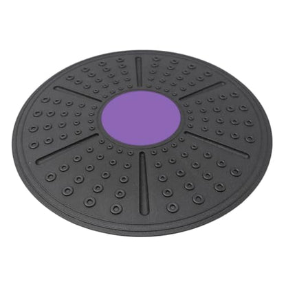 WOONEKY Household Equilibrium Balance Board for Non Slip PP Fitness Pedal for Stability Posture Improvement and Coordination Exercise Purple