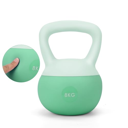 Soft Kettlebell for Women, Home Gym Weights, Available in 4kg, 6kg, 8kg for Yoga, Pilates & Full-Body Training - color: 4 KG