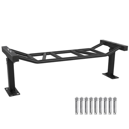 47 Inch Ceiling Mount Pull Up Bar Fitness Trainer Adjustable Height Heavy Duty Multi-Grip Chin Up Bar Home Gym Equipment