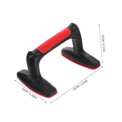 POPETPOP 2pcs Ergonomic Non Slip Parallettes Bars for Home Gym Workouts Stable Design Durable Handles for Push Ups Calisthenics Equipment for Men and Women