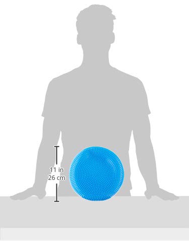 Black Mountain Products Exercise Balance Stability Disc with Hand Pump - color: Blue